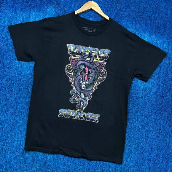 Queens Of The Stone Age Snake Rock T-Shirt Size Large - Picture 3 of 4